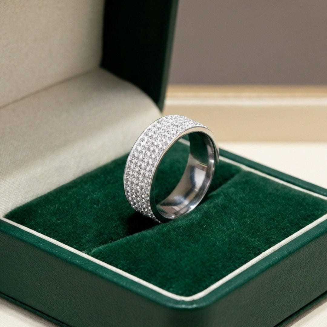 Bague Bandeau Cristal Pavelli