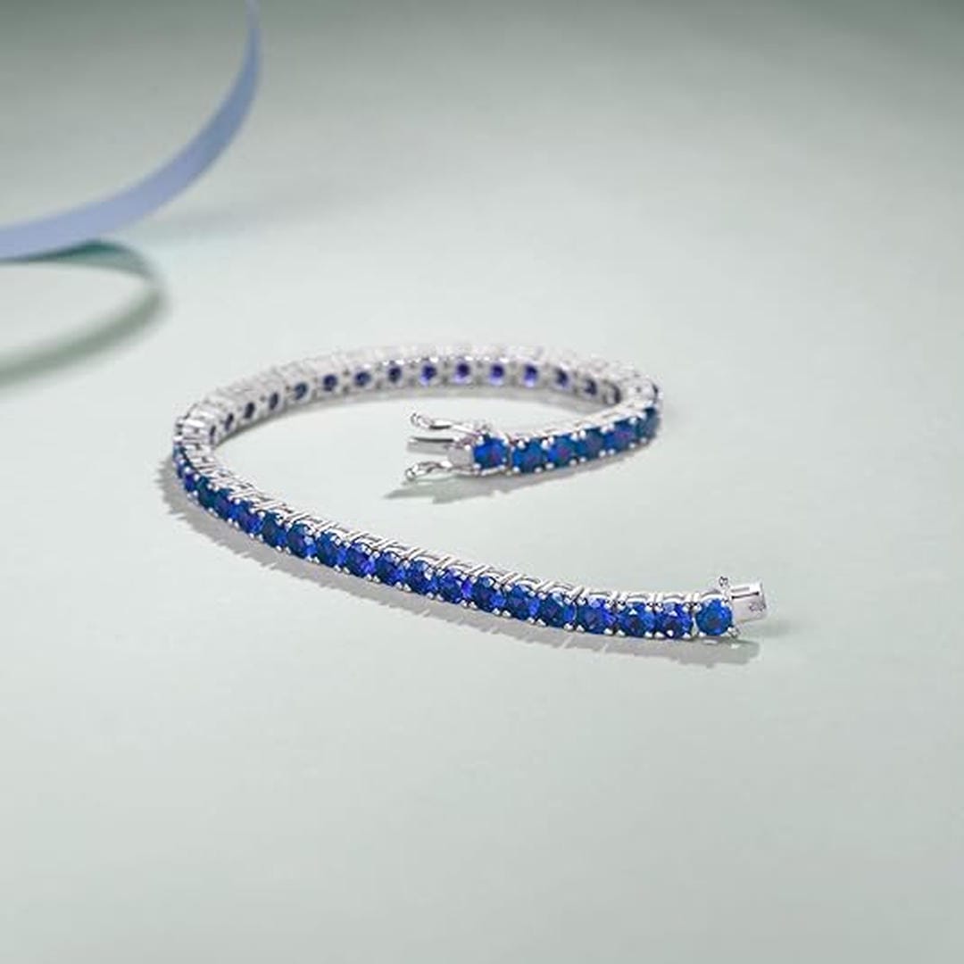 Bracelet Tennis Saphir