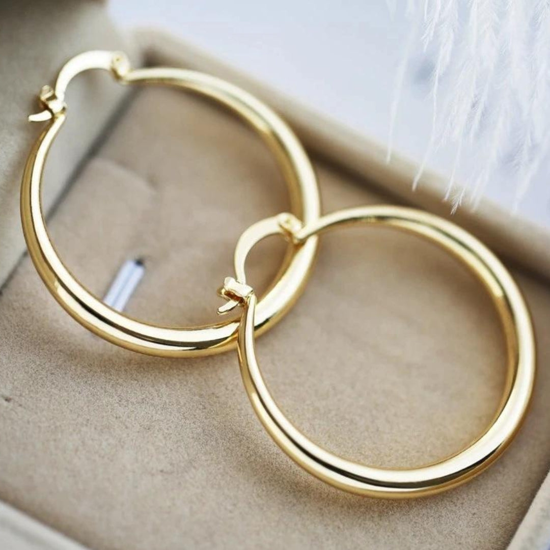 Boucles d'oreilles Or Éclat™ | Élégance intemporelle, brillance raffinée