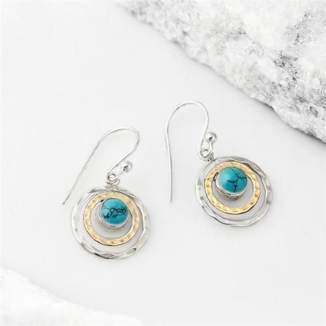 Saturne™ | Boucles d'oreilles boho en argent - FS