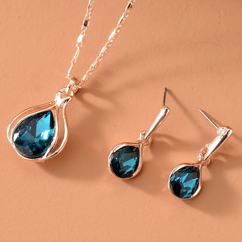 Élégance™ | Ensemble de bijoux en cuivre, style raffiné