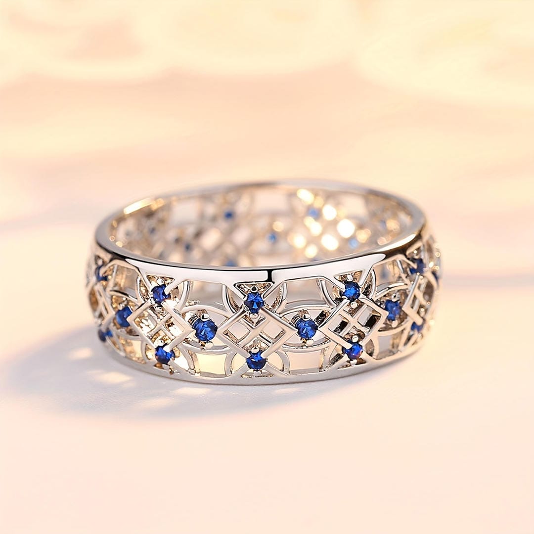 Bague Reve Filigrane Saphir