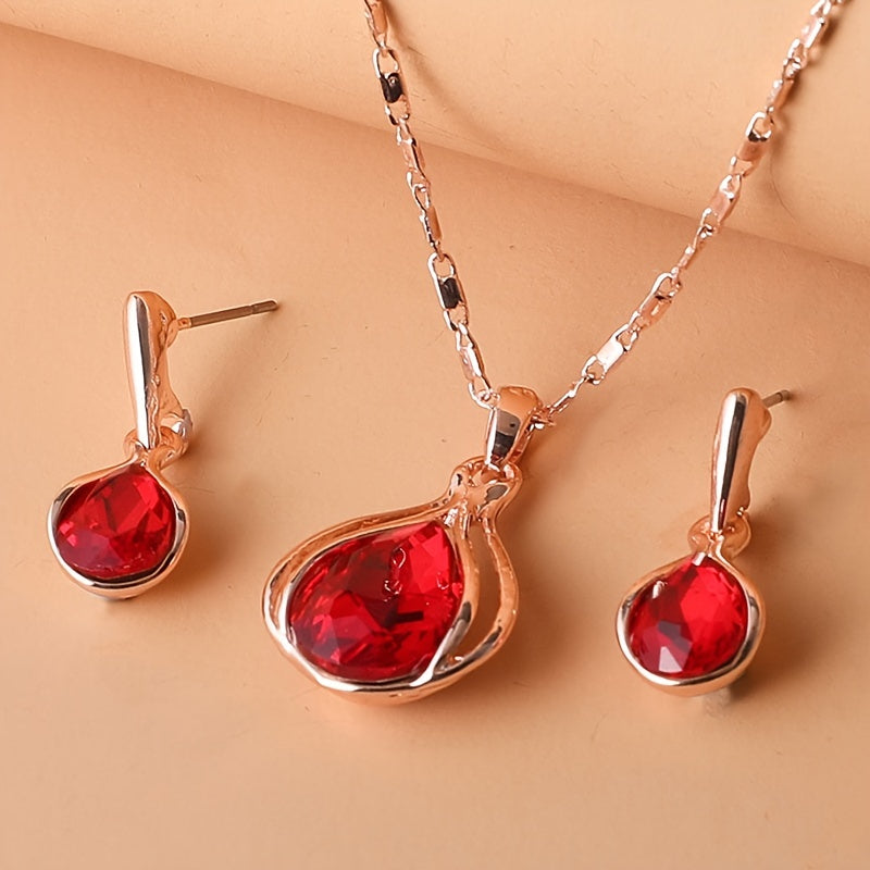 Élégance™ | Ensemble de bijoux en cuivre, style raffiné