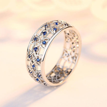Bague Reve Filigrane Saphir