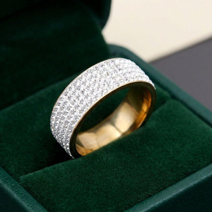Bague Bandeau Cristal Pavelli