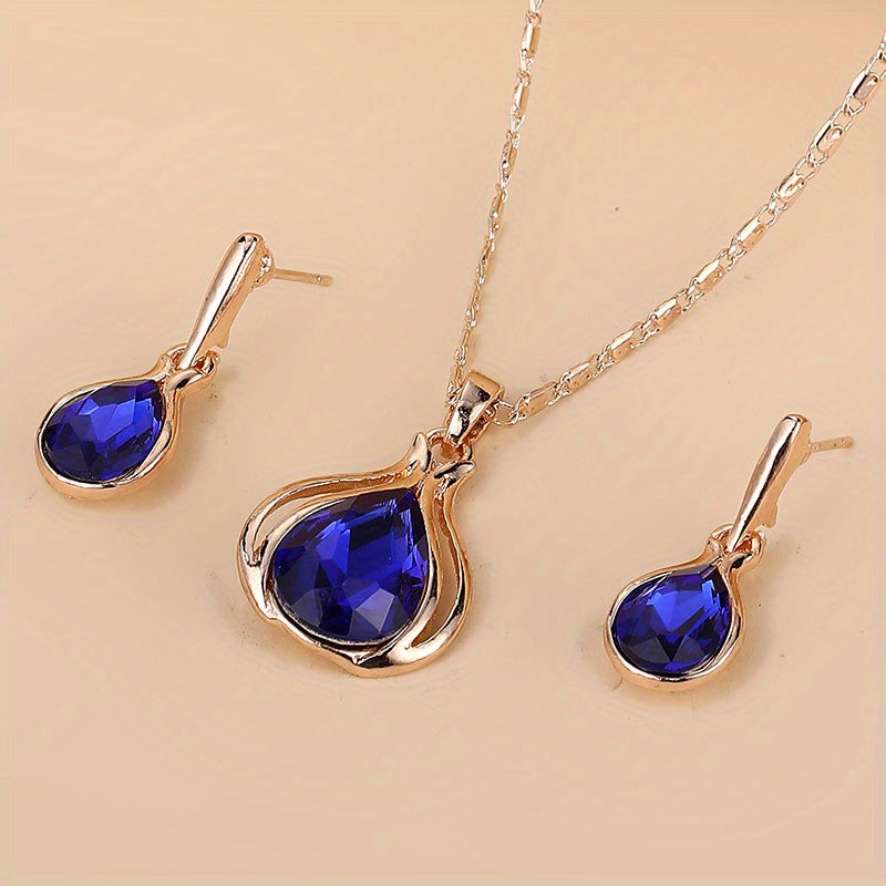 Élégance™ | Ensemble de bijoux en cuivre, style raffiné