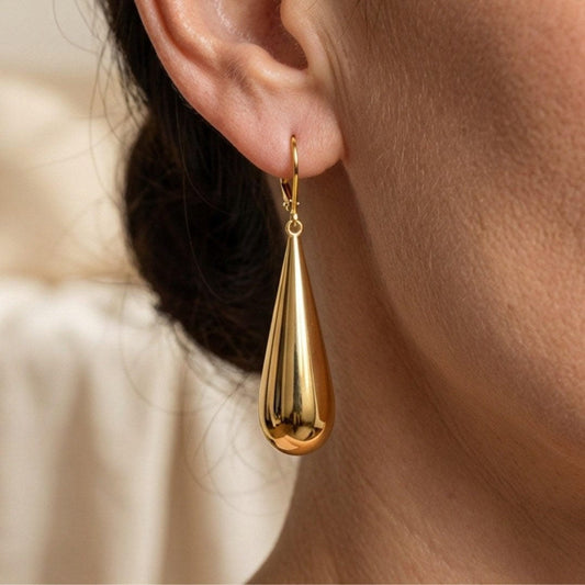 Boucles Longues Larme Luxuriantes