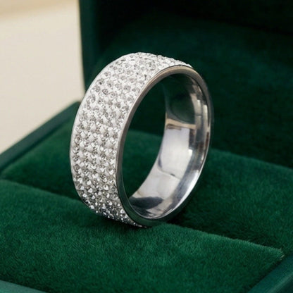 Bague Bandeau Cristal Pavelli