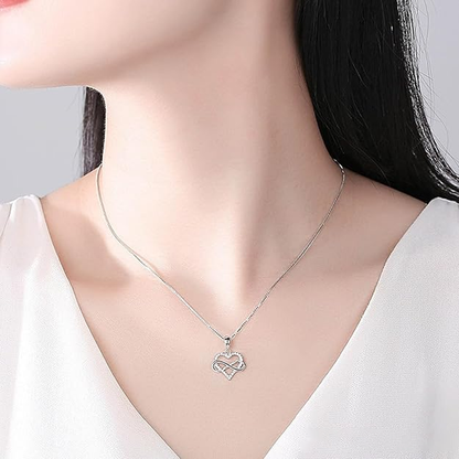 À ma Fille – Collier Cœur Infini