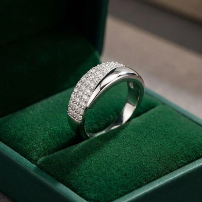 Bague Croisée Épurée