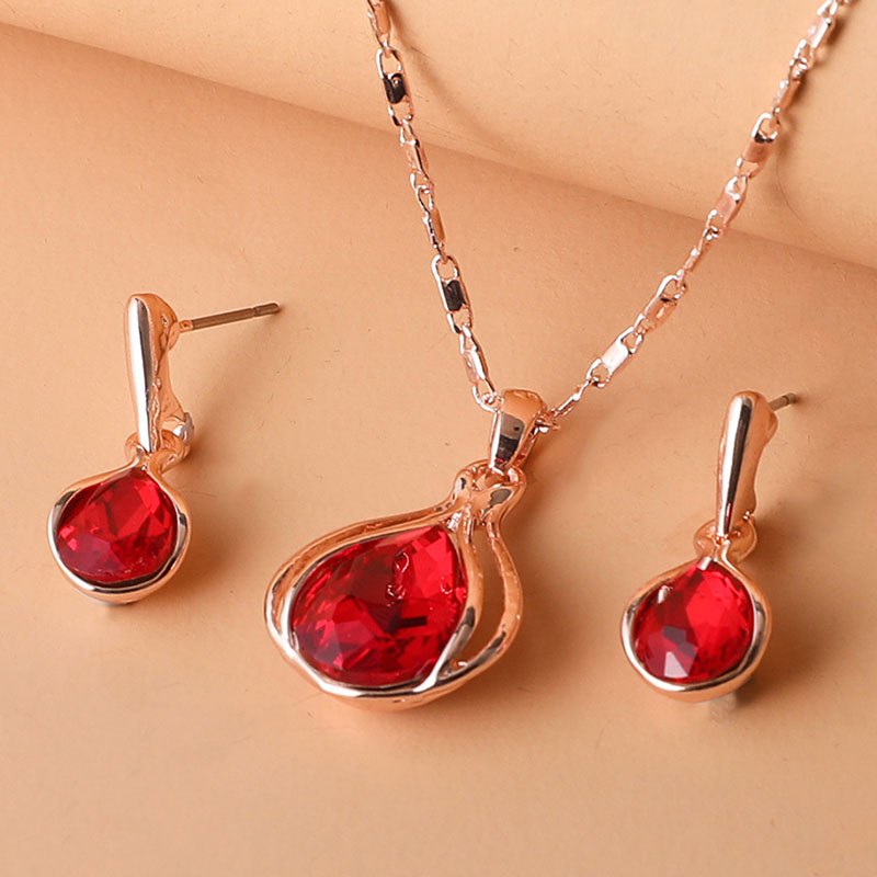 Élégance™ | Ensemble de bijoux en cuivre, style raffiné