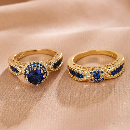 Parure de bagues Saphir Dorees Victoria