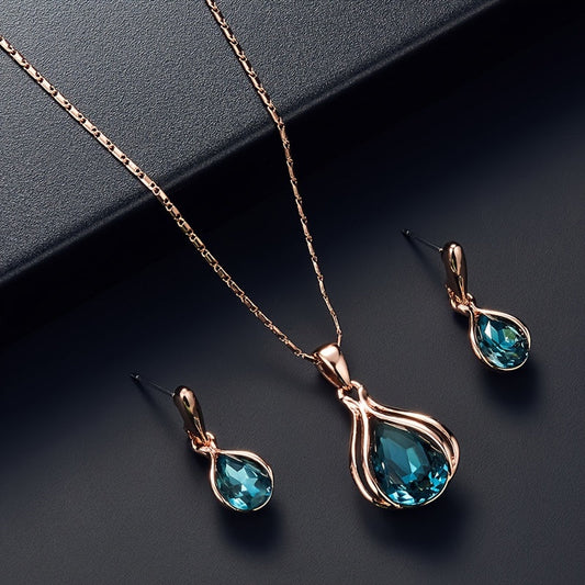 Élégance™ | Ensemble de bijoux en cuivre, style raffiné