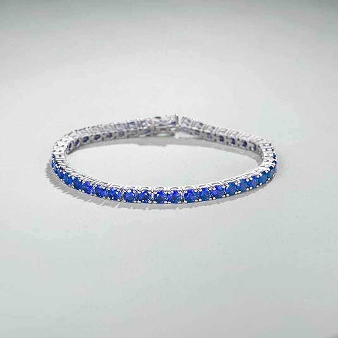 Bracelet Tennis Saphir