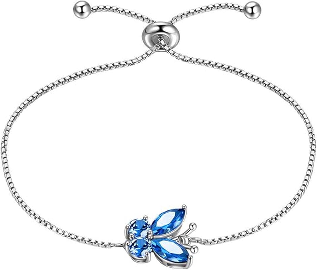 Bracelet Papillon Saphir