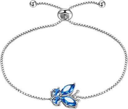 Bracelet Papillon Saphir
