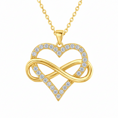 À ma Fille – Collier Cœur Infini