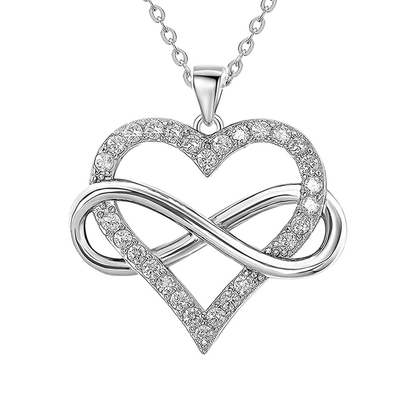 À ma Fille – Collier Cœur Infini