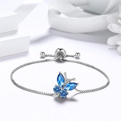 Bracelet Papillon Saphir