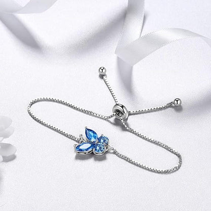 Bracelet Papillon Saphir