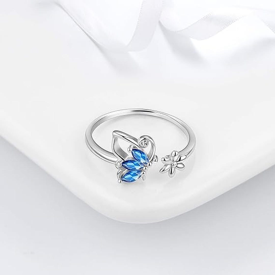 Bague Papillon Saphir