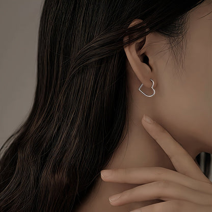 Cœur d'Or™ | Boucles d'oreilles en acier doré