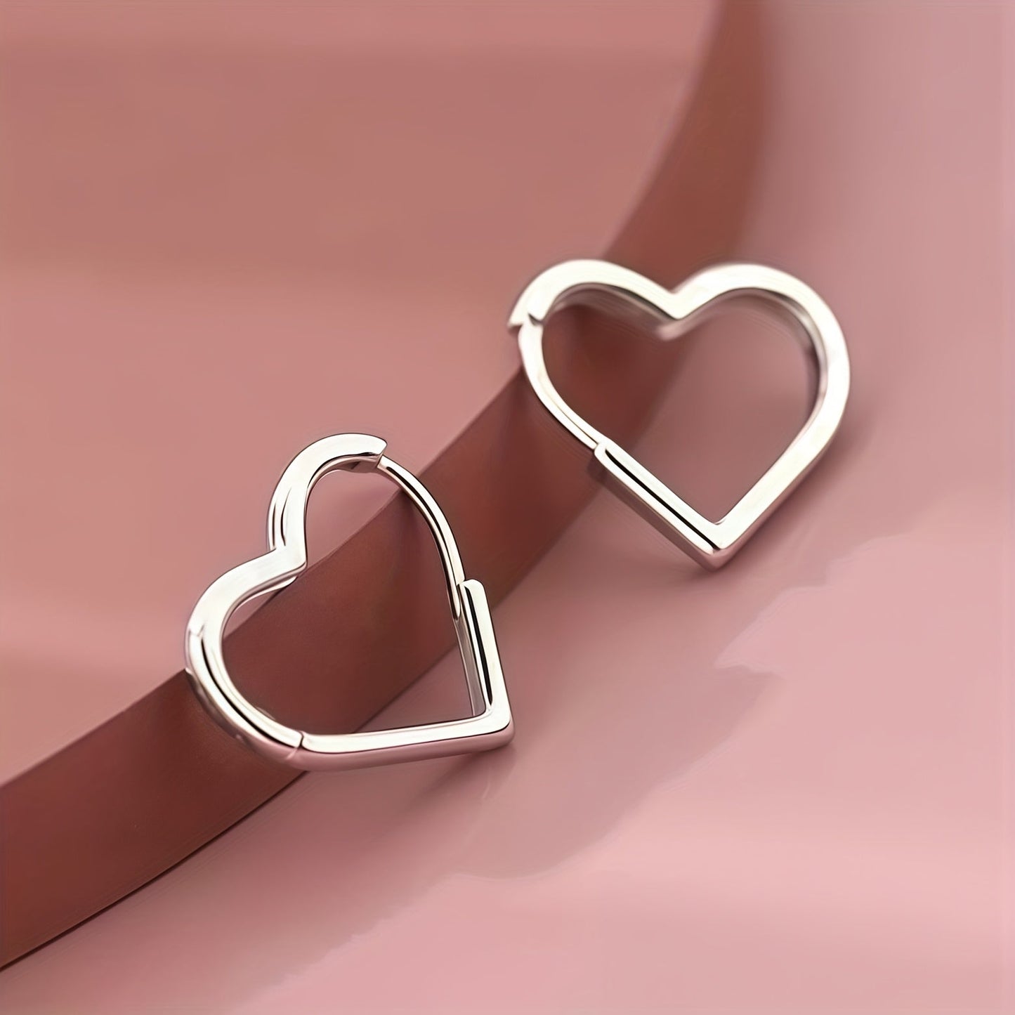 Cœur d'Or™ | Boucles d'oreilles en acier doré