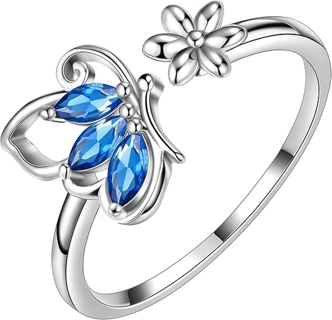 Bague Papillon Saphir