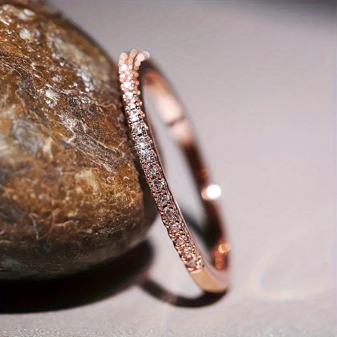 Bague Minimaliste Zircone Elyse