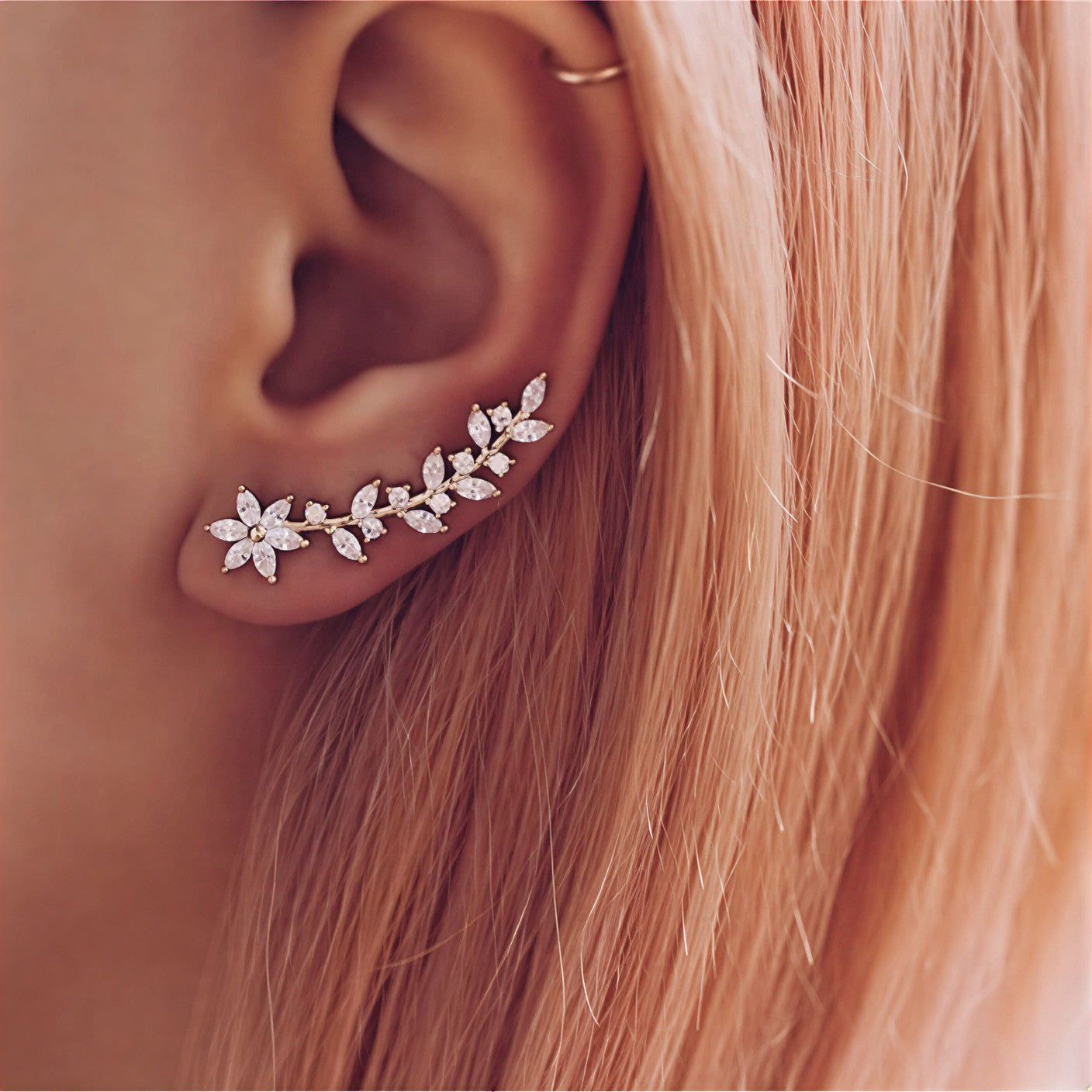 Fleurs Diamant™ | Boucles d'oreilles en matière précieuse