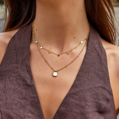 Collier Agatha goutte