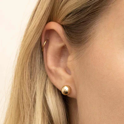 Boucles d'oreilles boule | Or