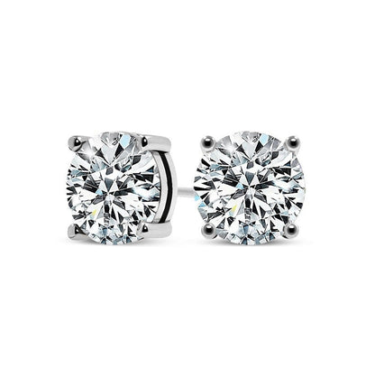 Tera™ | Boucles d'oreilles en or blanc élégant
