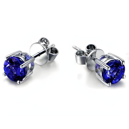 Clous d'oreilles Saphir Classiques
