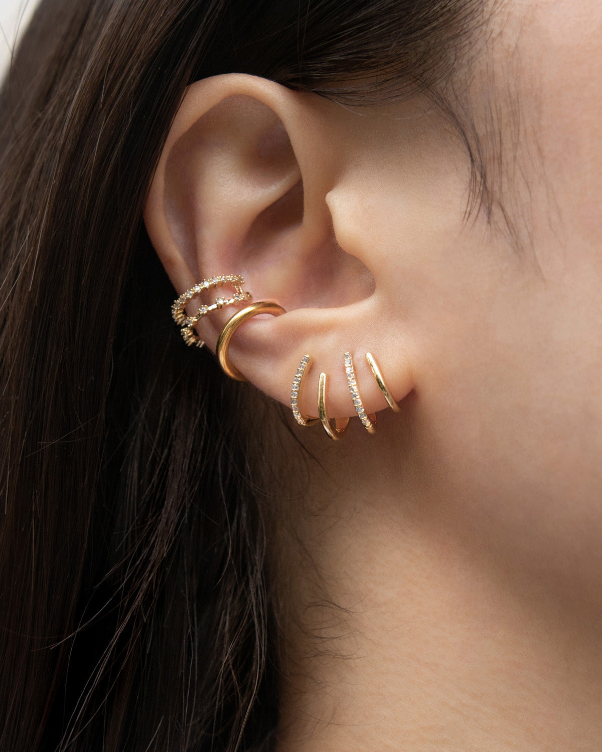 Boucles Griffe - Argent
