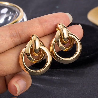Boucles d'oreilles Éclat™ | Créoles en or raffinées
