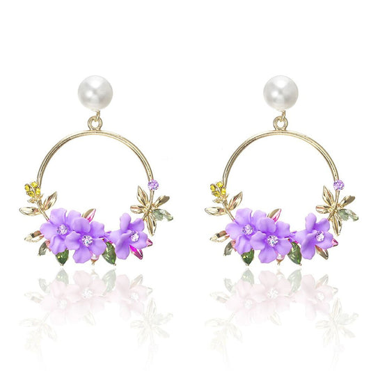Boucles d'oreilles Élégance™ | Or et perles raffinées