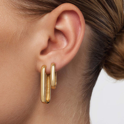 Boucles d'oreilles cercle Icon | Or