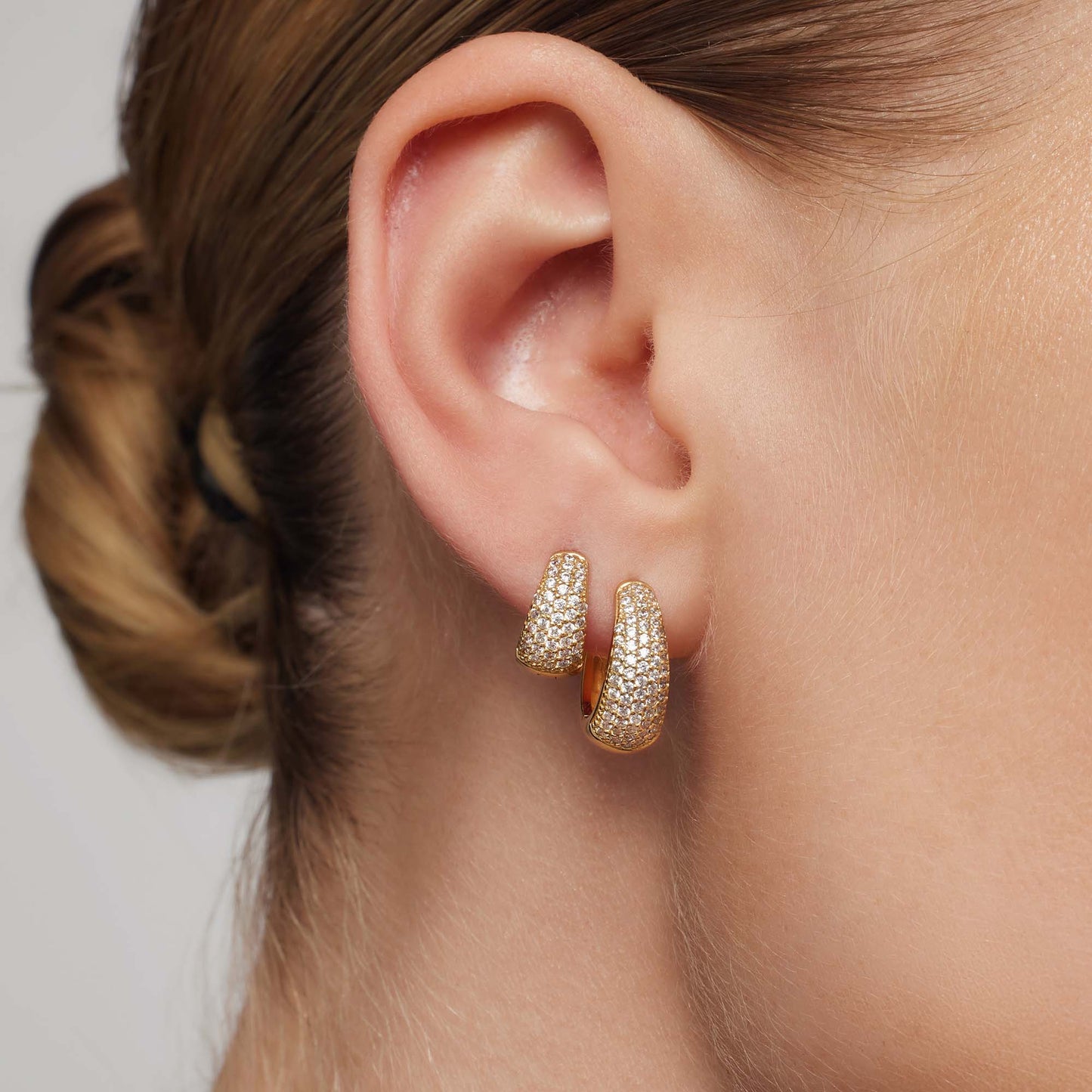 Mini Boucles d'oreilles cercle Jules | Or