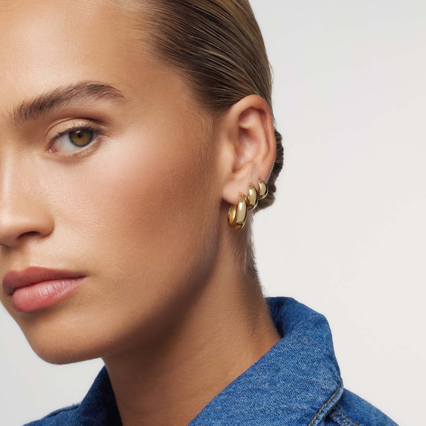 Boucles d'oreilles cercle Rue Statement | Or