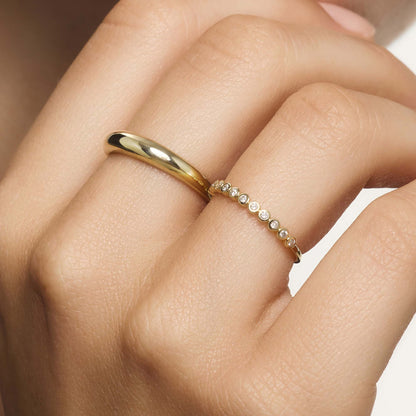 Bague Midi Dome | Or