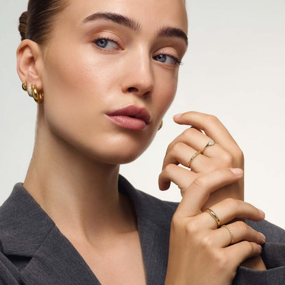 Bague Midi Dome | Or
