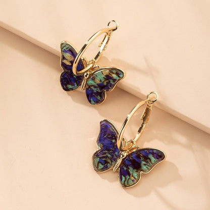 Papillon™ | Boucles d'oreilles créoles en or