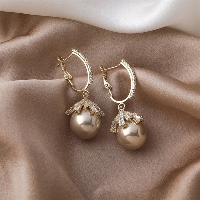 Malia™ | Boucles pendantes avec perle