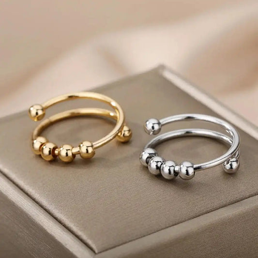Bague Perles Anti-Stress