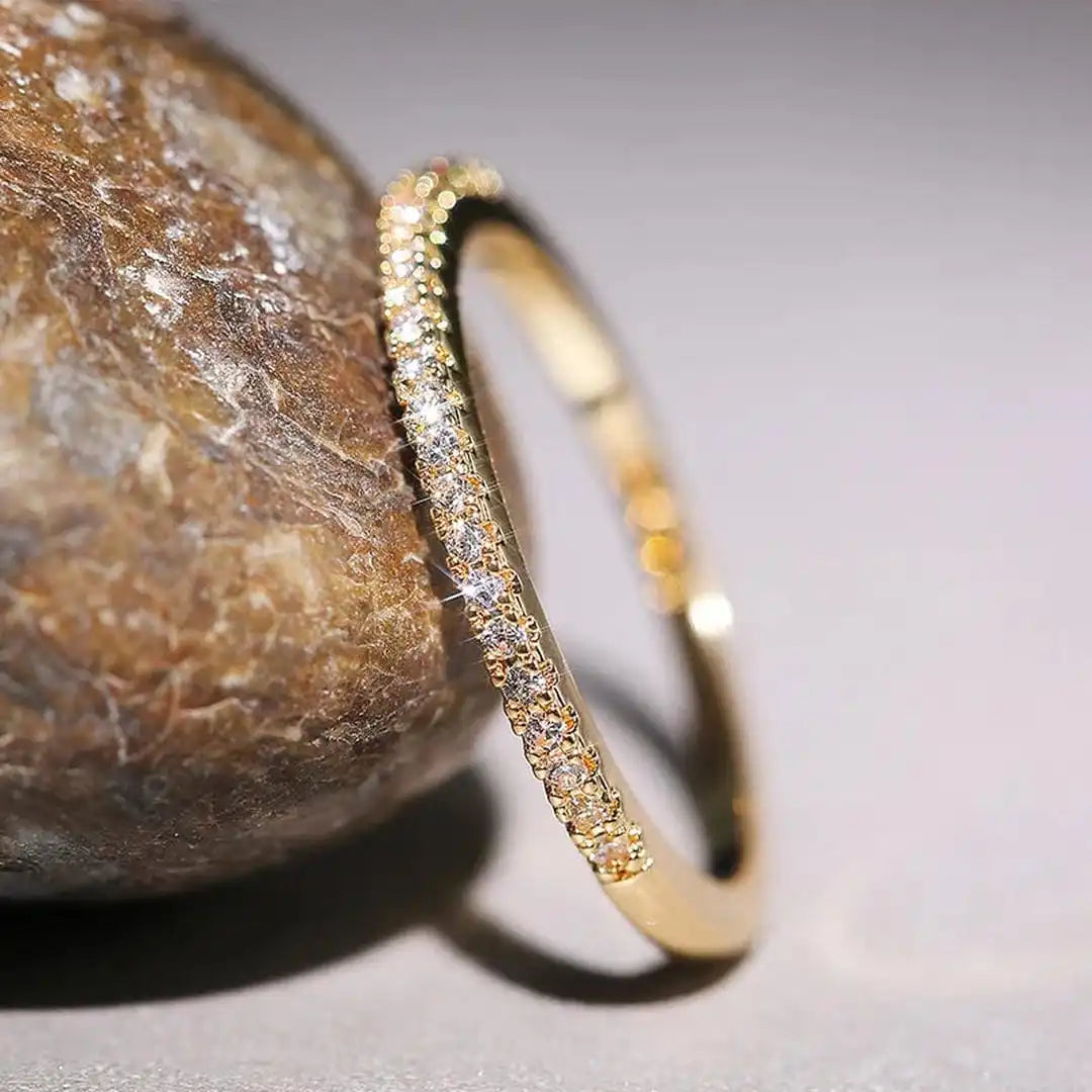 Bague Minimaliste Zircone Elyse