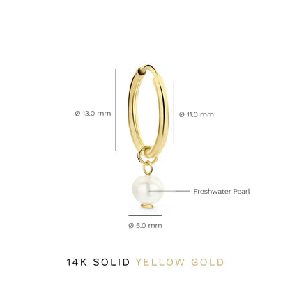 Boucles d'oreilles Delia Crest | Or