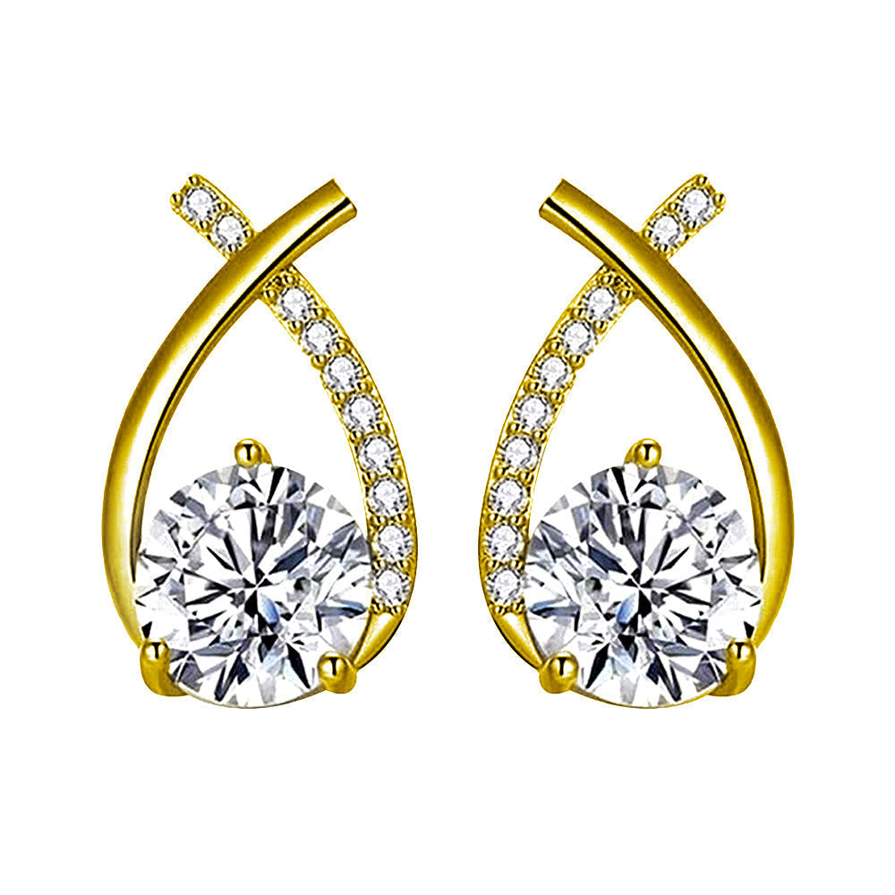 Arielle™ | Boucles d'oreilles dorées élégantes