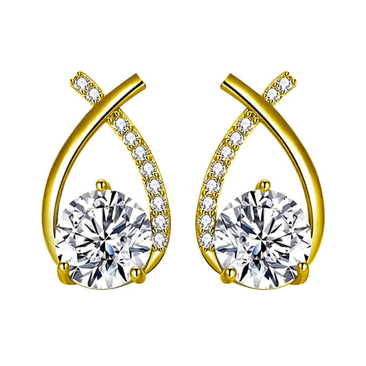 Arielle™ | Boucles d'oreilles dorées élégantes