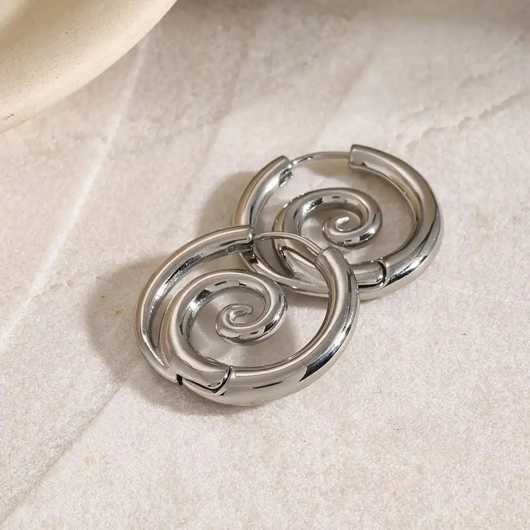 Boucles Spirale Dorée Intemporelles